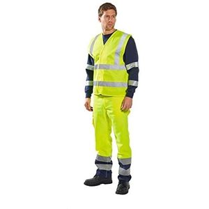 Portwest Heren werkkleding > hoge zichtbaarheid veiligheidsvesten, geel, 6XL-7XL EU