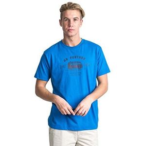 Trespass Space T-shirt voor heren met borstprint, Lichtblauw