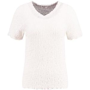 KEY LARGO T-shirt Claire à col en V pour femme, Blanc (1000)., L