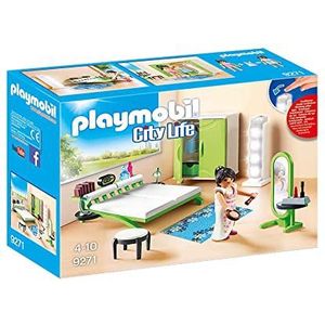 PLAYMOBIL City Life Slaapkamer met make-up tafel - 9271