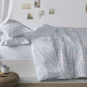 Burrito Blanco Bedrukt dekbedovertrek, 135 cm bed (+ afmetingen beschikbaar), 50% polyester, 50% katoen, 50% katoen, motief 531, kleur blauw (135 x 190/200 cm)