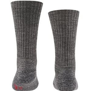 FALKE Active warme sokken voor kinderen, wol, grijs (asfalt melange 3180), grijs (asfalt melange 3180)
