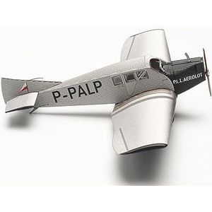 Herpa Model (Polska Linia Lotnicza Aerolot) Junkers F13 - P-PALP, schaal 1/87, model, verzamelstuk, vliegtuig zonder standaard, miniatuur plastic figuur, 019453