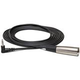 Hosa XVM-110M kabel TRS naar XLR3H RA voor microfoon, zwart