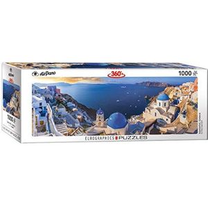 Santorini Griechenland (puzzel): Panorama-puzzel