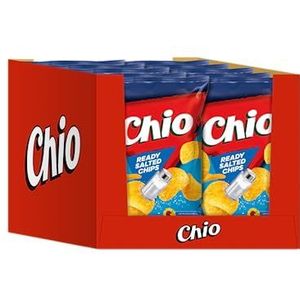Chio Chips kant-en-klare gezouten chips, 175 g, 10 stuks