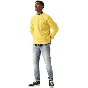 Garcia Sweatshirt voor heren, lichtgeel 3XL, Helder geel