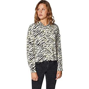 Mavi bedrukte blouse voor dames, wit (28945 antiek wit)