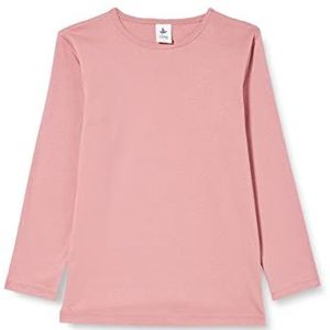 Leela Cotton Shirt met lange mouwen, oudroze T-shirt voor kinderen, uniseks, oudroze, 74-80, Overige