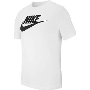 Nike Icon Futura T-shirt met korte mouwen voor heren, wit/(zwart)