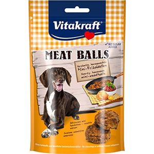 Vitakraft Meat Balls – traktatie voor honden met rundvlees, 80 g