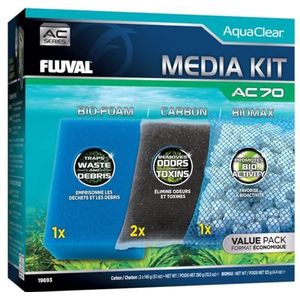 Fluval AquaClear AC70 onderhoudsladingsset voor aquarium