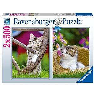 Puzzel Ravensburger Poezen (2x500 Stukjes)