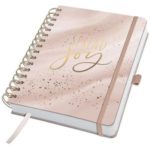 SIGEL JP105 - Agenda semainier non daté - 100 g/m² - Couverture rigide - 53 semaines - 124 pages - Glittery Joy - Papier durable
