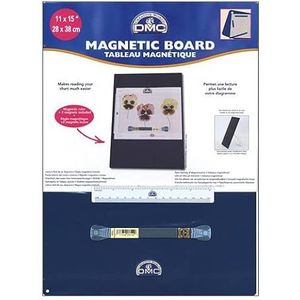 DMC - Magneetbord, groot model, vergemakkelijkt het aflezen van je diagrammen, zeer praktisch, 28 cm x 38 cm, onmisbare accessoires