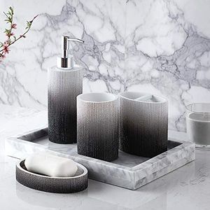 Sweet Home Collection Urbana Collection badkameraccessoires, 4-delige set