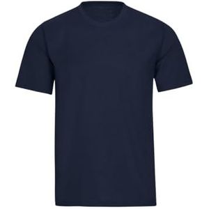 Trigema Deluxe katoenen dames-T-shirt, Blauw (marineblauw)