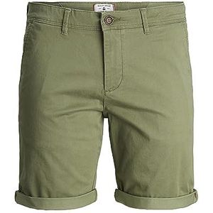 Jack & Jones Jpstbowie Jjshorts Solid Sn Chino Shorts voor heren, Groen