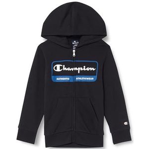 Champion Legacy Graphic Shop B Ultralight Powerblend Fleece Full Zip Hoodie Unisex, Zwart