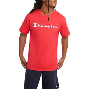Champion Classic Tee heren T-shirt, Rode steen: Y07718