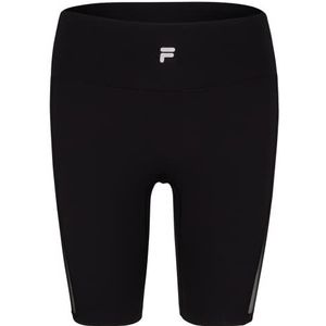 FILA Fietsbroek voor dames, hoge taille, Black Beauty