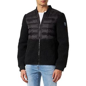 Dolomite bomber fleecejack heren, zwart., L