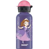 SIGG - Aluminium drinkfles voor kinderen - Disney, Sofia het Prinsesje - Lekvrij en lichtgewicht - BPA-vrij - CO2-neutraal - Paars - 0,4 liter