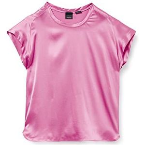 Pinko Farida blouse satijn stretch T-shirt dames, O31_lila Opera, 48, O31_lila Opera