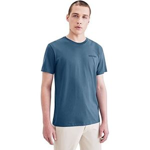 dockers Logo Tee T-Shirt Homme (1-Pack), Stencil Logo Blue Fusion (Navy Blazer), L