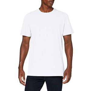 Build Your Brand Hoogwaardig jersey T-shirt voor heren, Wit