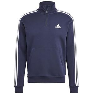 adidas Essentials 3-strepen fleece met 1/4 ritssluiting voor heren