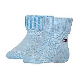 Tommy Hilfiger Th Baby Sock 2p Fun sokken CLSSC baby jongen, Hemelsblauw