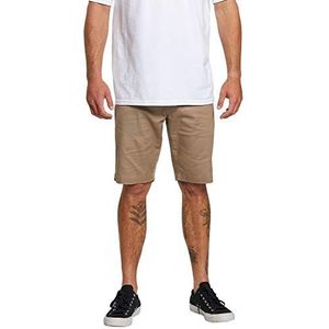 Volcom Frckn MDN Strch Sht 21 Shorts, kaki, 30 heren, Bruin