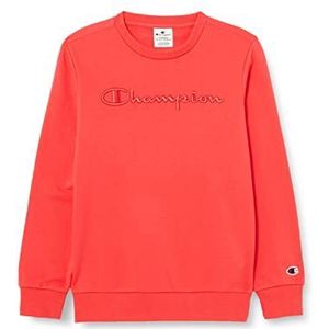 Champion Sweatshirt met capuchon, voor kinderen en jongens, Rosso Scarlatto (kor)