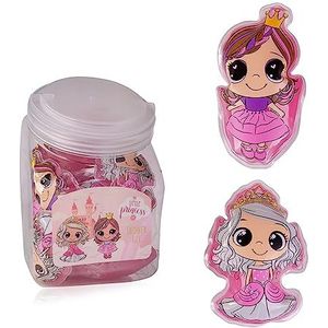 Accentra 24 stuks mini-douchegel ""Little Princess"" 2 gesorteerde prinsessen 50 ml in snoeppot, ideaal als cadeau voor gasten voor een kinderverjaardag of bruiloft