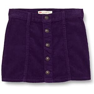 Levi's Kids Meisjesrok LVG HGH Rise Button Front Skrt 10-16 jaar, Cordial braambes