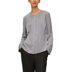 s.Oliver BLACK LABEL Blouse met lange mouwen, grijs.