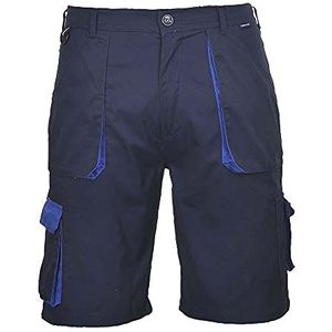 Portwest Texo Contrast Shorts, marineblauw, maat XS TX14NARXS, Navy Blauw
