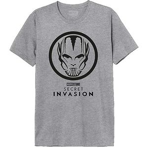 Marvel T- Shirt Homme, Gris Melange, XXL