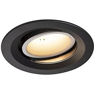 SLV 1003578 NUMINOS Move DL M/Spot LED inbouwlamp, binnenverlichting, 3000 K, 17,55 W, 1600 lm, zwart, 20 graden, aluminium