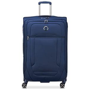 DELSEY Paris Helium DLX Softside Uitbreidbare koffer met zwenkwielen, marineblauw, Checked-Large 29 inch, Helium Dlx Softside Uitbreidbare koffer met zwenkwielen, Navy Blauw, Helium Dlx Softside