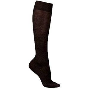 FALKE No. 3 sokken Luxury Line voor dames, merinowol, zijde, zwart, grijs, blauw, marineblauw, hoog warm, voor de winter, zonder elastiek, 1 paar, antraciet gemêleerd (3089)