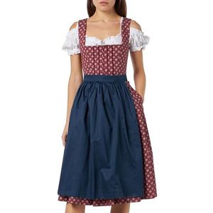 BERWIN & WOLFF TRACHT FOLKLORE LANDHAUS Robe pour femme, rouge, 46
