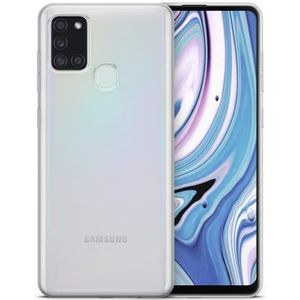 BABACO Premium Clear mobiele telefoonhoes voor Samsung A21s perfect aangepast aan de vorm van de mobiele telefoon, TPU kristallen hoes