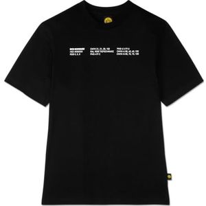 Borussia Dortmund Retro T-shirt Bvb geel: geel oversized T-shirt in jaren '90 design - BVB embleem van ellipsen, 100% katoen, T-shirt voor heren (1 stuk), Geel.