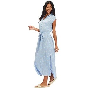 Billabong Lovely Ways dames midi-jurk soft blue, M, Zacht blauw