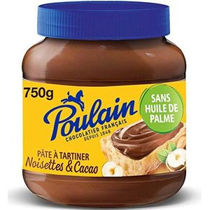 Poulain chocolade cacao hazelnootpasta 750 g