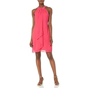 S.L. Fashions Halter Jewel Tubejurk (klein en normaal) speciale gelegenheid voor dames, kersen, 42