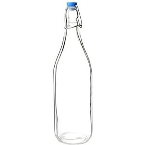 Olympia glazen waterfles 1 liter - 6 stuks - GG930