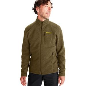 Marmot Drop Line Jacket, heren, fleecejack, outdoorjas met ritssluiting over de gehele lengte, ademend, winddicht